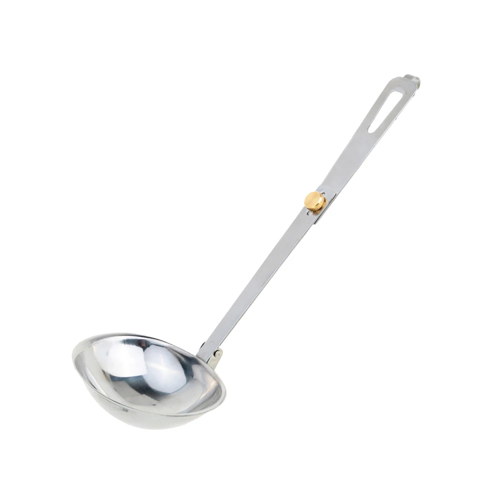 Outdoor Folding Soup Ladle Stainless Steel Long Handle Camping Cooking Spoon Large Size Mixing Kitchen Barware
Outdoor Folding Soup Ladle Stainless Steel Long Handle Camping Cooking Spoon Large Size Mixing Kitchen Barware