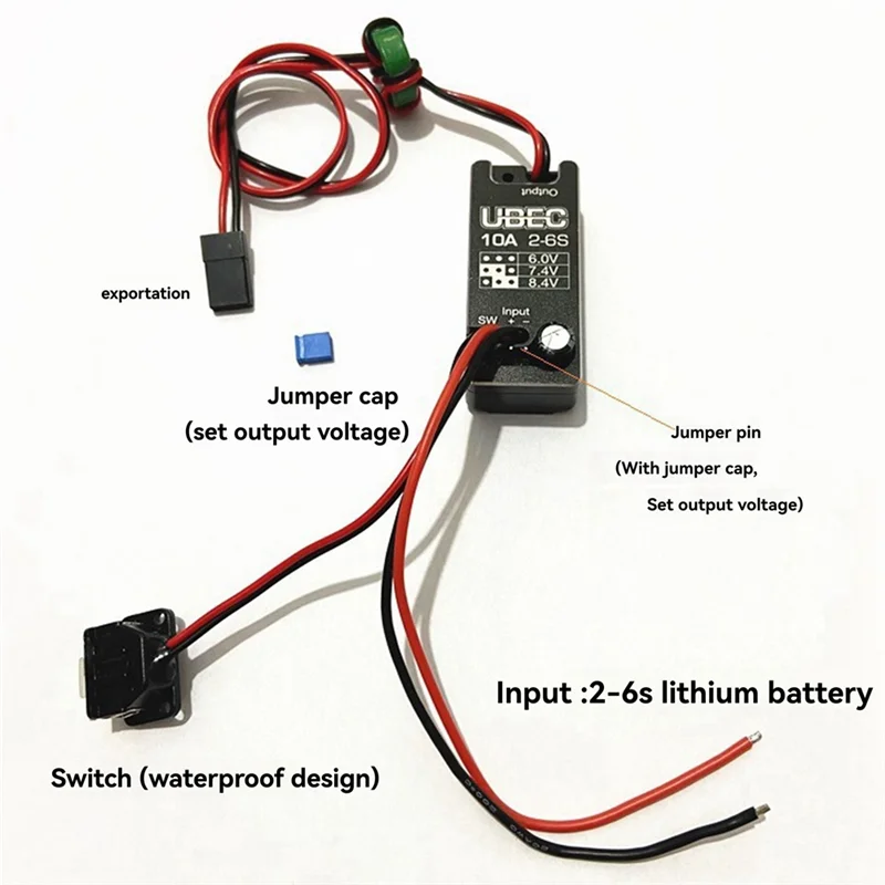 B86B-водонепроницаемый модуль регулятора напряжения UBEC 10A 2-6S 6 В/7,4 В/8,4 В Регулируемый металлический корпус BEC для радиоуправляемых автомобильных аксессуаров
B86B-водонепроницаемый модуль регулятора напряжения UBEC 10A 2-6S 6 В/7,4 В/8,4 В Регулируемый металлический корпус BEC для радиоуправляемых автомобильных аксессуаров