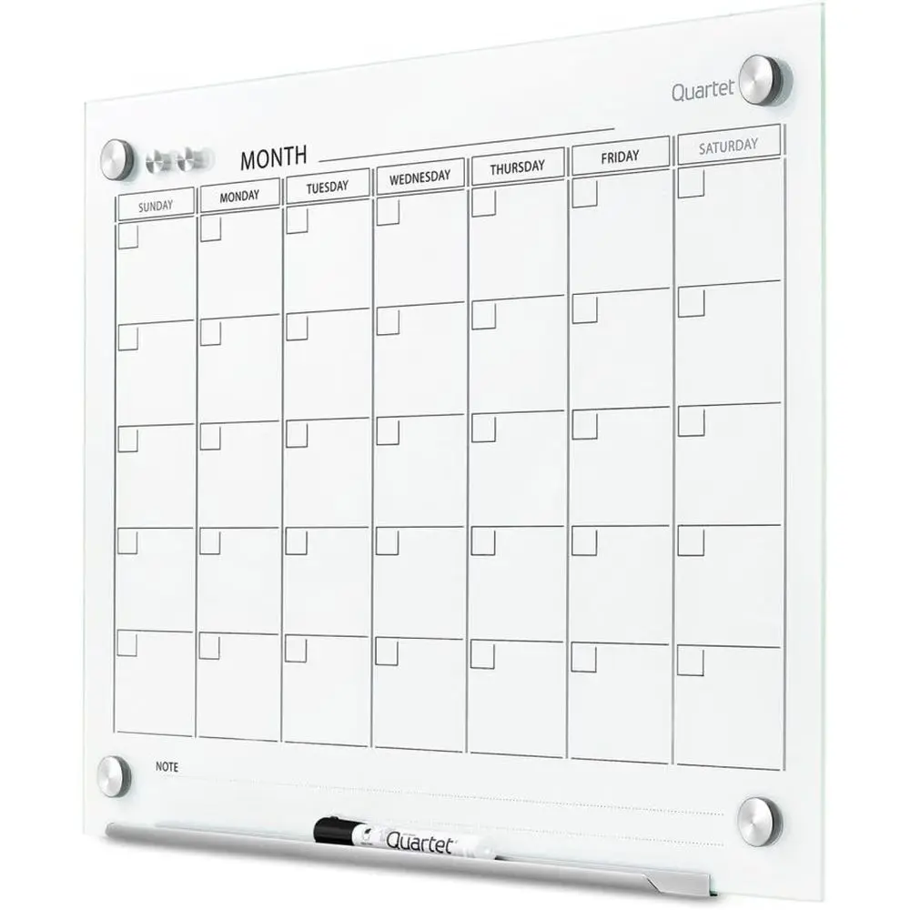 24W x 18H Dry Erase Magnetic Whiteboard Planner, White
24W x 18H Dry Erase Magnetic Whiteboard Planner, White