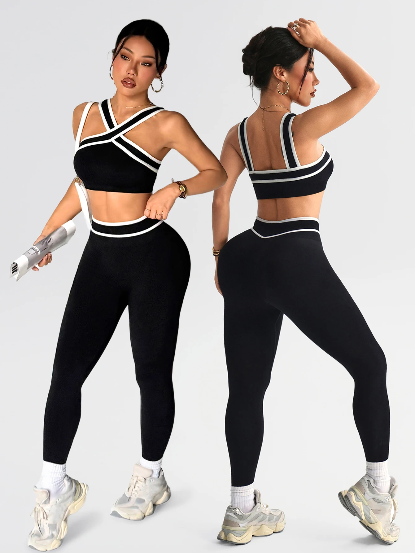 2 pcs Women Seamless Yoga Sets Jogging Outfit Sport Leggings Bra Sportswear Woman Gym Outfit Workout Set Yoga Clothes Activewear
2 pcs Women Seamless Yoga Sets Jogging Outfit Sport Leggings Bra Sportswear Woman Gym Outfit Workout Set Yoga Clothes Activewear