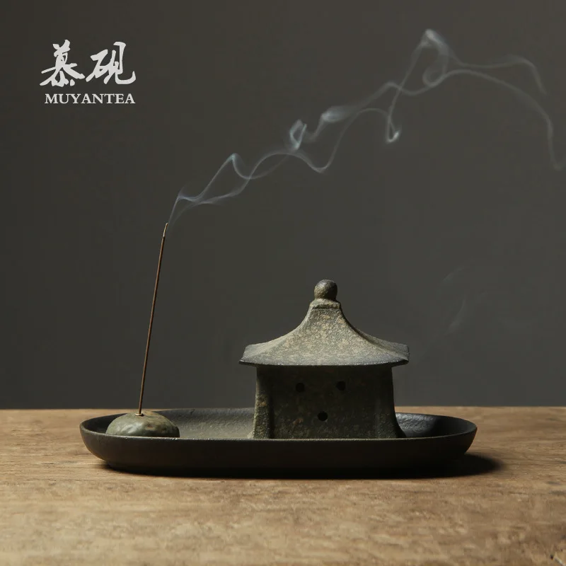 Mutaoy Japanese Zen-Style Coarse Pottery Stick Holder, For Home Use, Sandalwood Burner, Agarwood Incense Burner
Mutaoy Japanese Zen-Style Coarse Pottery Stick Holder, For Home Use, Sandalwood Burner, Agarwood Incense Burner