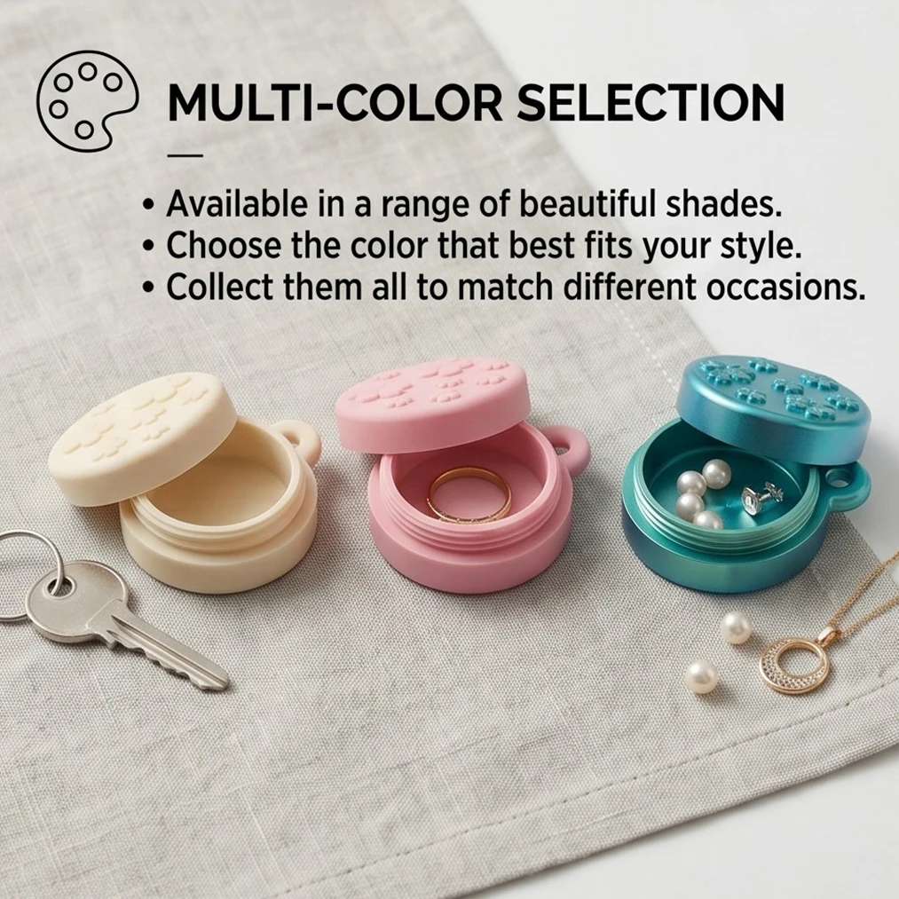 3PC Portable Sakura Ring Holder With Keychain Mini Jewelry Storage Case for Travel, Daily Ring Organizer, Cute Gift for Women
3PC Portable Sakura Ring Holder With Keychain Mini Jewelry Storage Case for Travel, Daily Ring Organizer, Cute Gift for Women