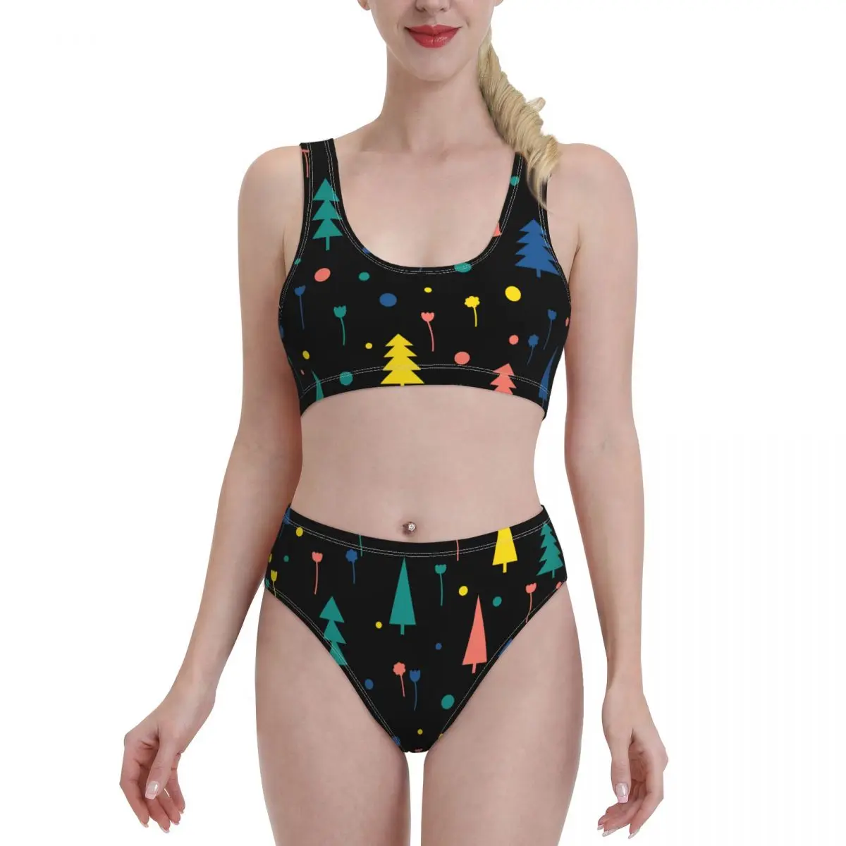 Bikini Sets for Women High Waisted Bathing Suits Floral Print Scoop Neck 2 Piece Swimsuit 524030937
Bikini Sets for Women High Waisted Bathing Suits Floral Print Scoop Neck 2 Piece Swimsuit 524030937
