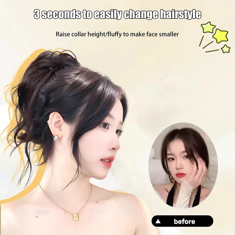 Synthetic Messy Hair Bun Wig Clip Curly Elastic Hairpieces Chignon Hair Extensions Hair Pieces For Women Daily Wear
Synthetic Messy Hair Bun Wig Clip Curly Elastic Hairpieces Chignon Hair Extensions Hair Pieces For Women Daily Wear