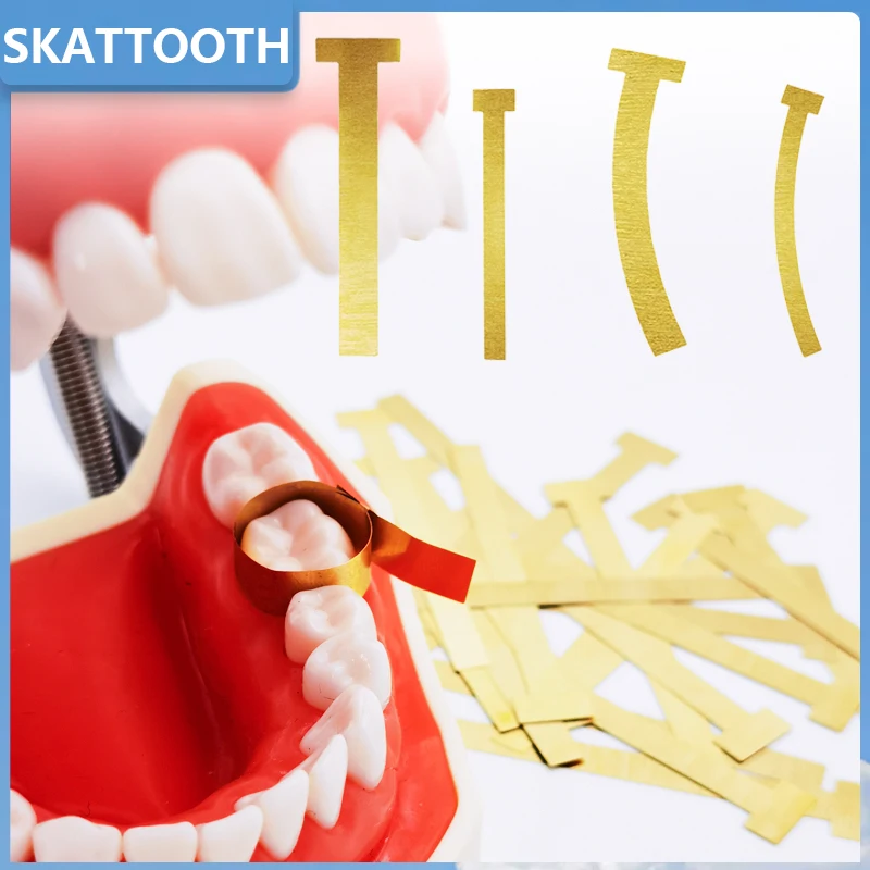 Стоматологические металлические матрицы, 100 шт., T-образные, изогнутые/прямые, латунные/стальные, для формирования зубных реставраций
Стоматологические металлические матрицы, 100 шт., T-образные, изогнутые/прямые, латунные/стальные, для формирования зубных реставраций