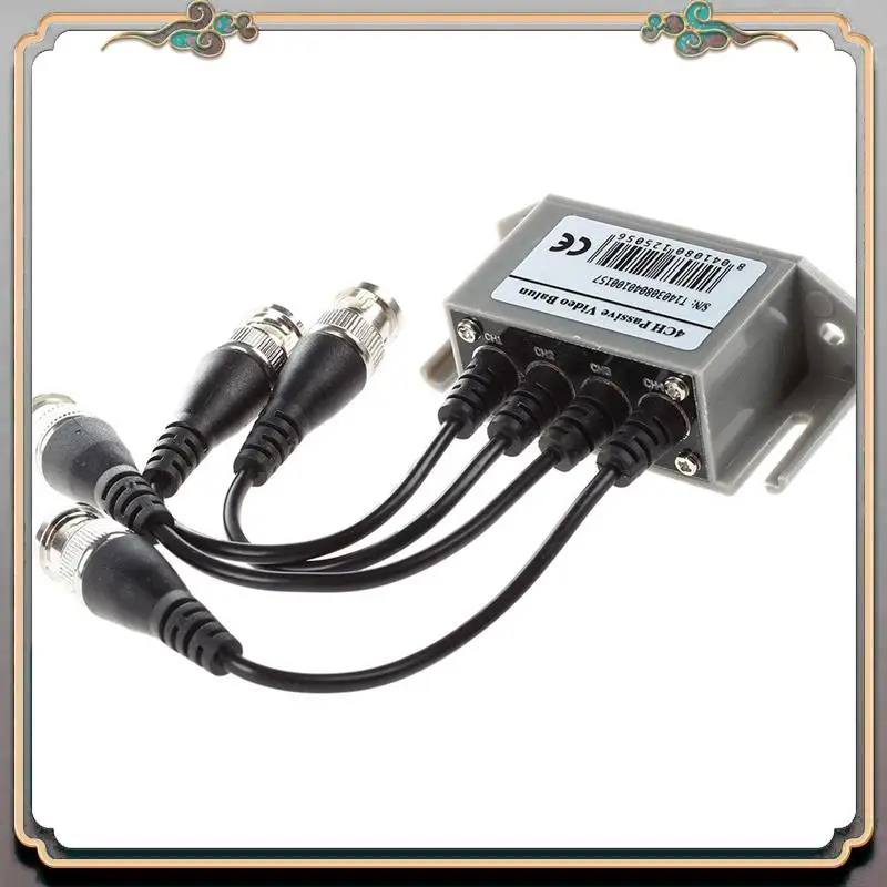 Durable 4X 4-Channel Video Balun BNC UTP CAT5 Transmitter For CCTV/ Surveillance Camera Trend
Durable 4X 4-Channel Video Balun BNC UTP CAT5 Transmitter For CCTV/ Surveillance Camera Trend