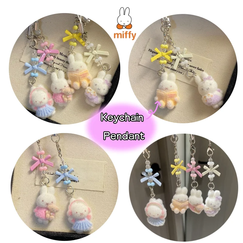 New Miffy Rabbit Mobile Phone Rope Cartoon Cute Student Schoolbag Exquisite Pendant Gift High Color Value Sweet Simple Keychain
New Miffy Rabbit Mobile Phone Rope Cartoon Cute Student Schoolbag Exquisite Pendant Gift High Color Value Sweet Simple Keychain