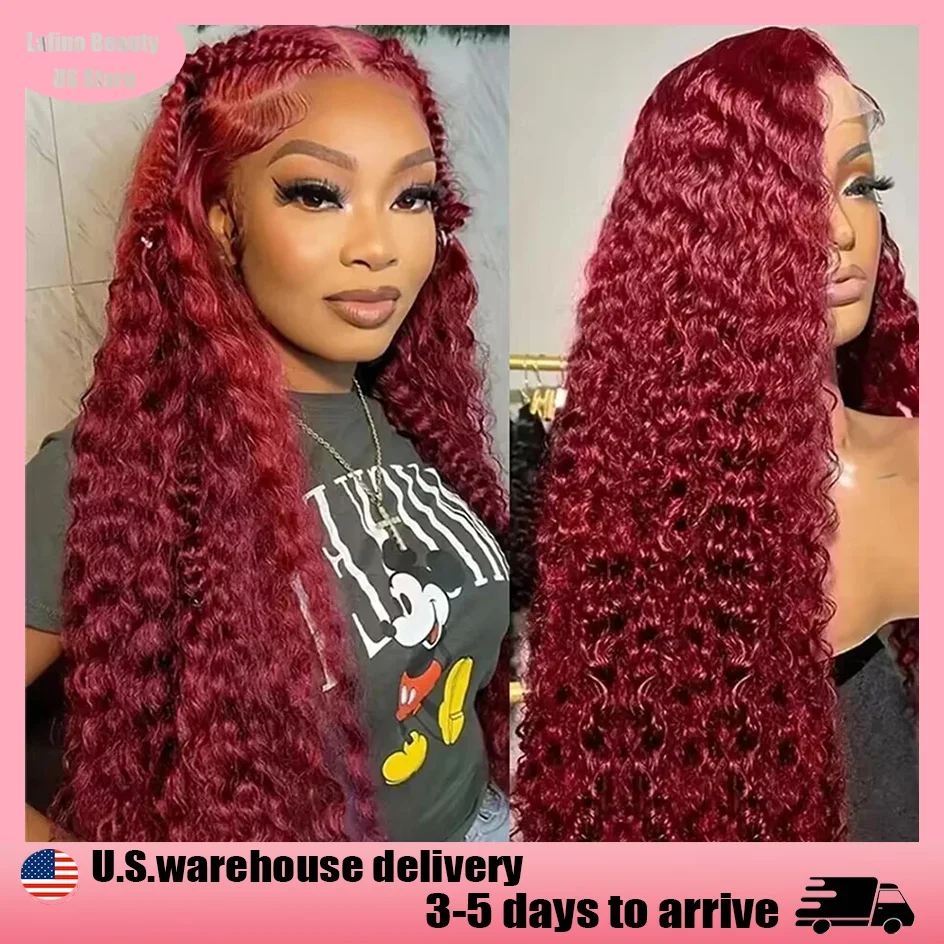 Lafino Burgundy Deep Wave Frontal Wig 13x6 Hd Lace Water Wave Human Hair Wig Curly Wigs 13x4 Hd Lace Frontal Wigs 99j Colored
Lafino Burgundy Deep Wave Frontal Wig 13x6 Hd Lace Water Wave Human Hair Wig Curly Wigs 13x4 Hd Lace Frontal Wigs 99j Colored