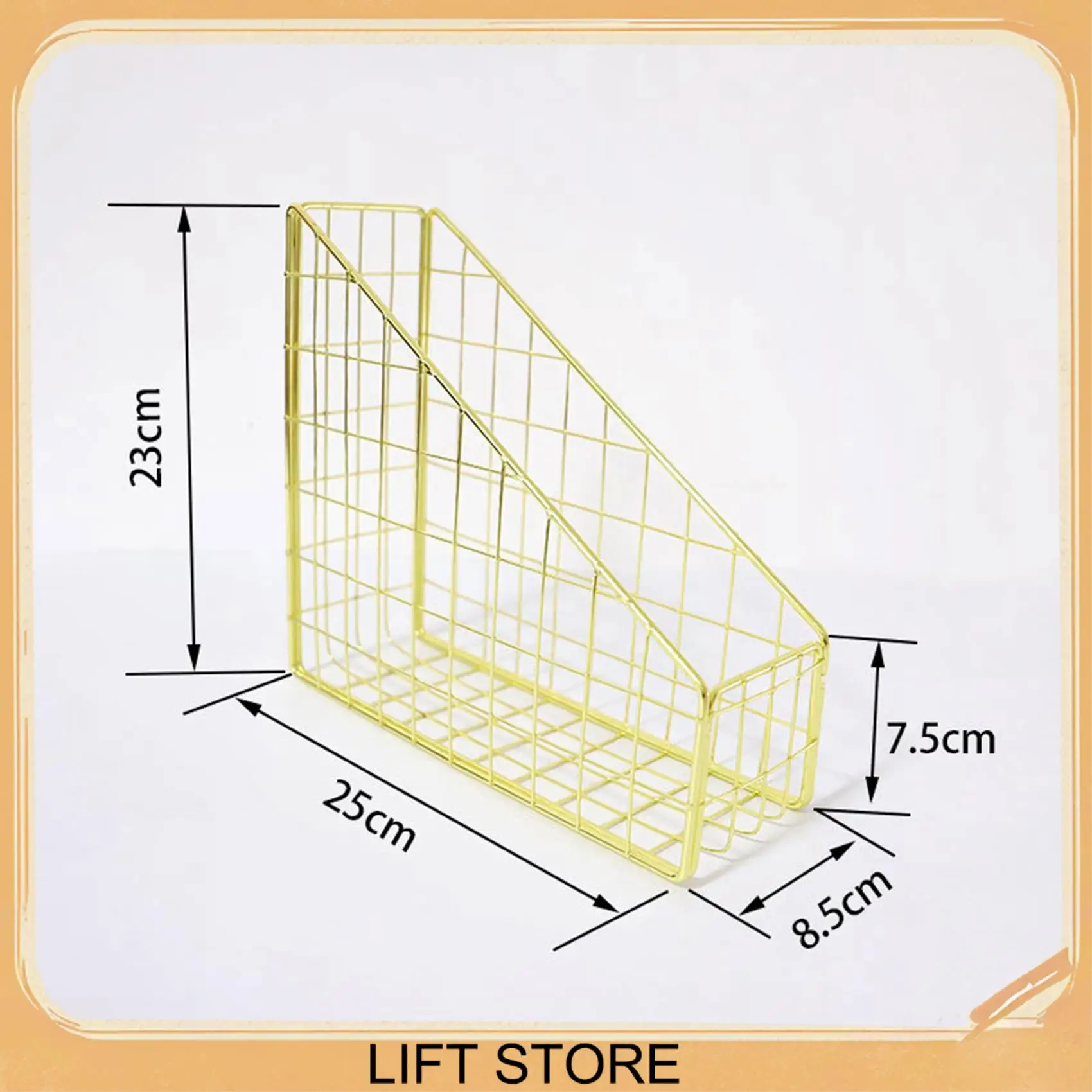 BTLIFE-2X Rose Gold Electroplated Iron Book Holder Desktop Shelf File Magazine Book Stand Office Stationery Organizer Holder
BTLIFE-2X Rose Gold Electroplated Iron Book Holder Desktop Shelf File Magazine Book Stand Office Stationery Organizer Holder