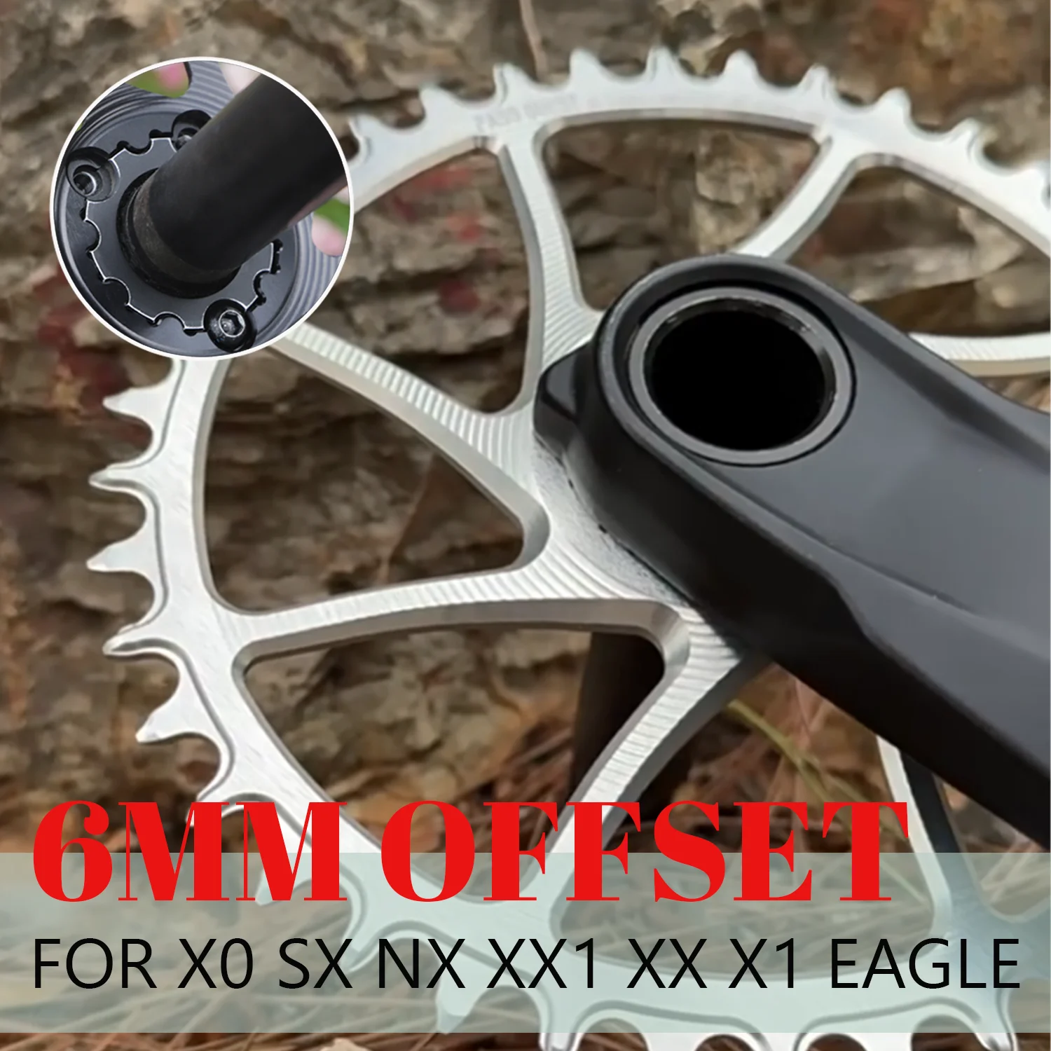 Звездочка с 3 болтами Aero Mtb Chainring 32t Mtb Crown 28 30 34 36 зубьев Aero 6 мм смещение для Sram Xo Sx Nx Xx1 Xx X1 Eagle
Звездочка с 3 болтами Aero Mtb Chainring 32t Mtb Crown 28 30 34 36 зубьев Aero 6 мм смещение для Sram Xo Sx Nx Xx1 Xx X1 Eagle