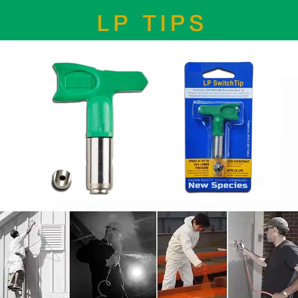 Airless Tips Low Pressure Nozzle Switch Spray Tip with Nozzle Guard For Wagner/Titan Airless Sprayer Gun Spray Painting Tools
Airless Tips Low Pressure Nozzle Switch Spray Tip with Nozzle Guard For Wagner/Titan Airless Sprayer Gun Spray Painting Tools