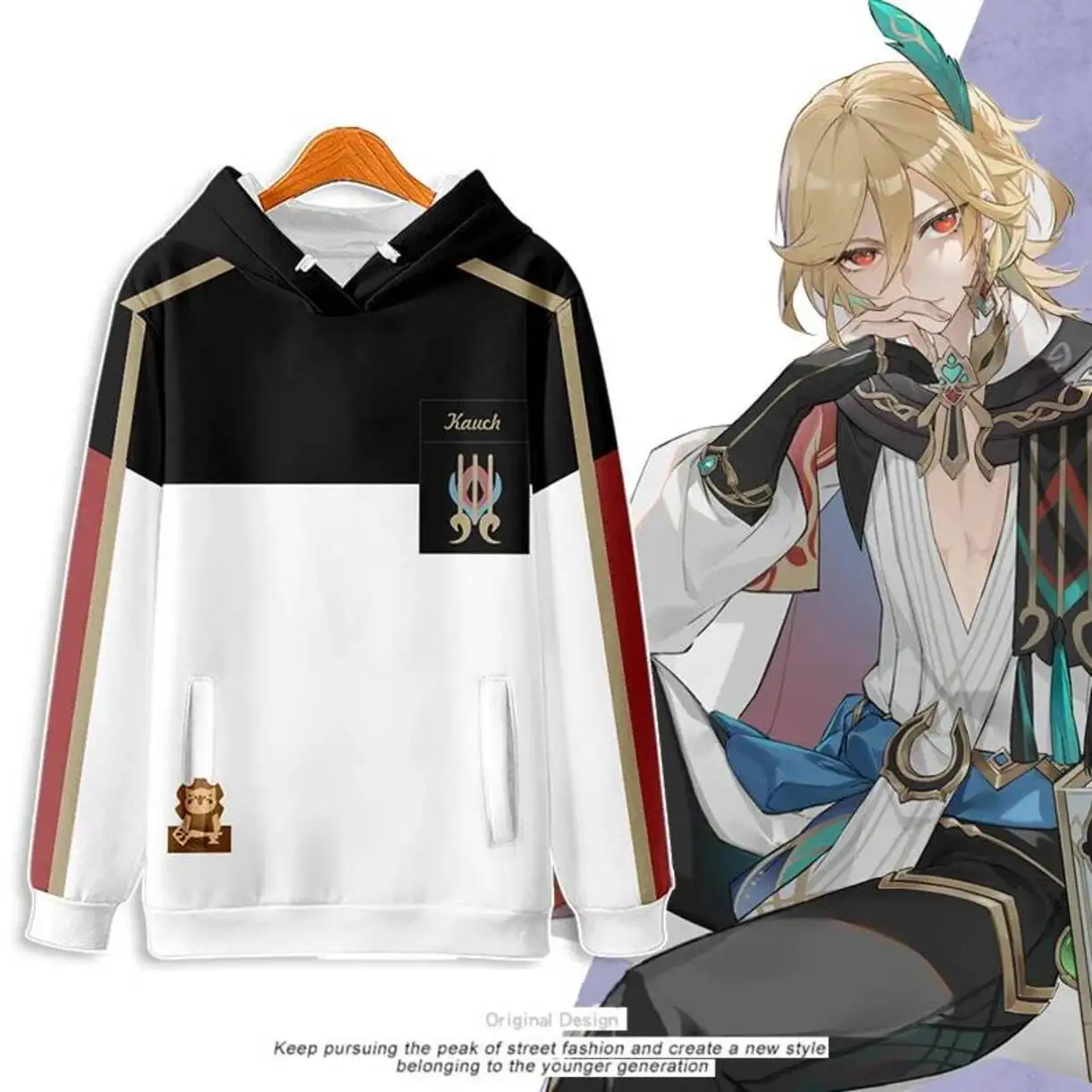 Genshin Impact Kaveh Cosplay Hoodie Acg Costume Sweatshirts Spring Autumn Jacket Coat Pullover Sportwear Streetwear Tops
Genshin Impact Kaveh Cosplay Hoodie Acg Costume Sweatshirts Spring Autumn Jacket Coat Pullover Sportwear Streetwear Tops
