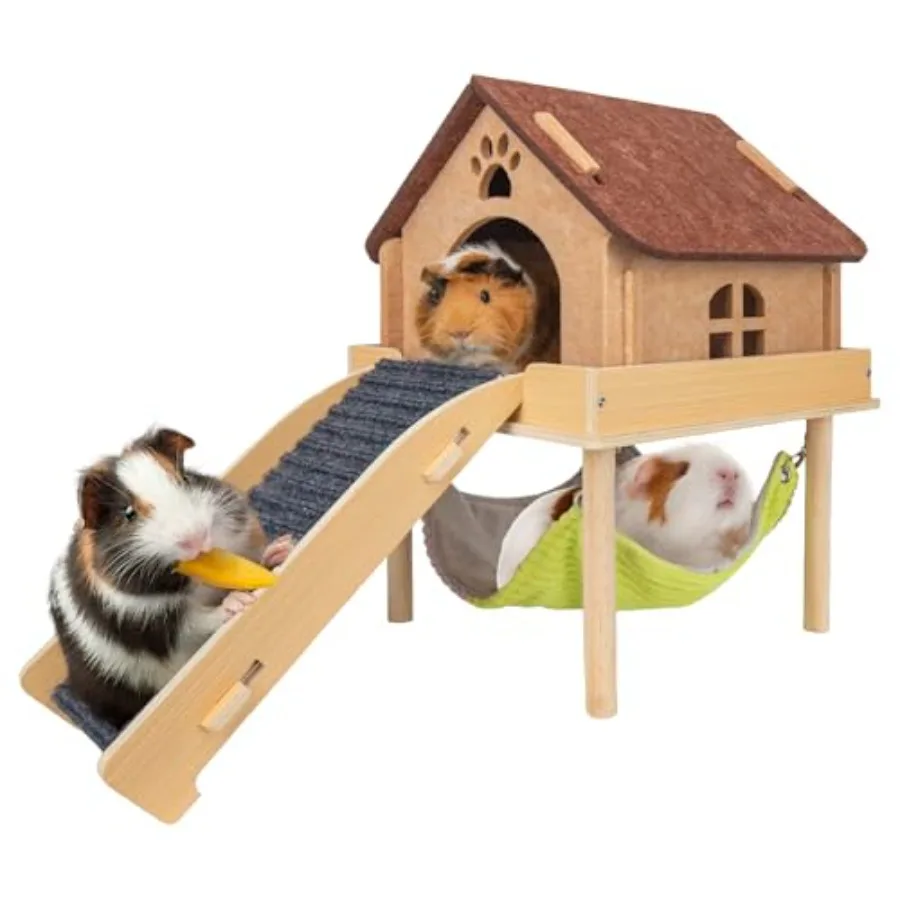 【Spot goods】3 in 1 Enlarged Guinea Pig HammockWooden Guinea Pig Hideout with House and Platform and Stairs Small Animal Toys fo
【Spot goods】3 in 1 Enlarged Guinea Pig HammockWooden Guinea Pig Hideout with House and Platform and Stairs Small Animal Toys fo
