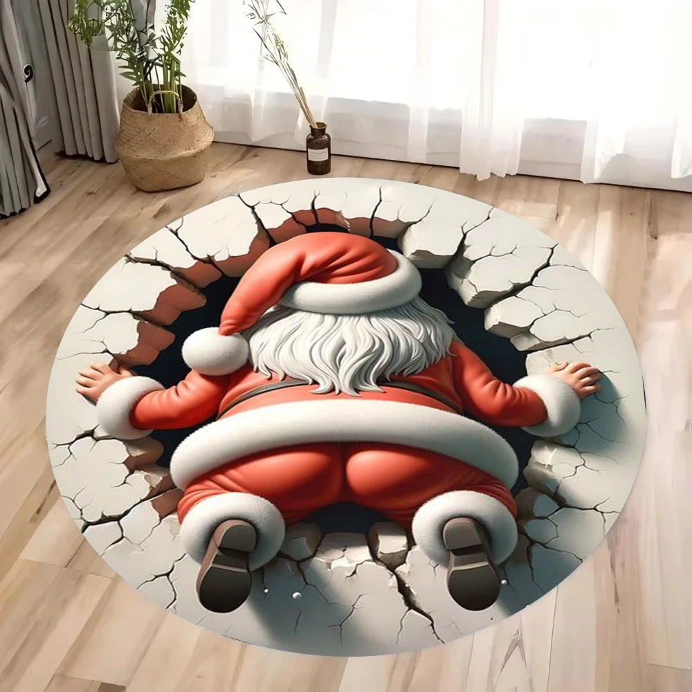 Christmas Decoration Anti Slip Carpet Santa Claus Pattern Circular Carpet Christmas Decoration Anti Slip Carpet Home Decoration
Christmas Decoration Anti Slip Carpet Santa Claus Pattern Circular Carpet Christmas Decoration Anti Slip Carpet Home Decoration