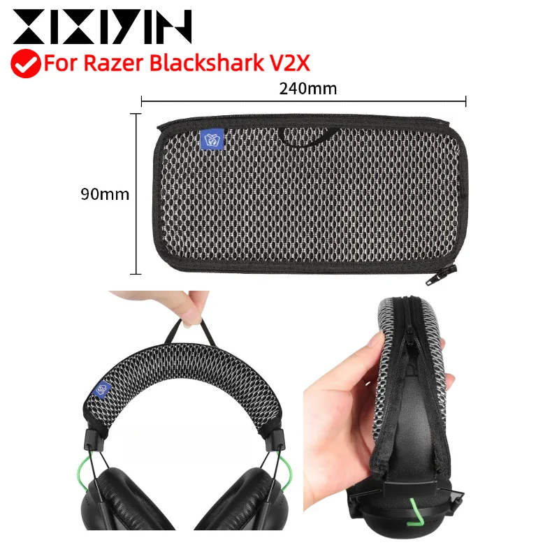 XIXIYIN Zipper head beam grid protective cover/hook head beam cover For Razer Blackshark V2X Headphone Easy to clean
XIXIYIN Zipper head beam grid protective cover/hook head beam cover For Razer Blackshark V2X Headphone Easy to clean