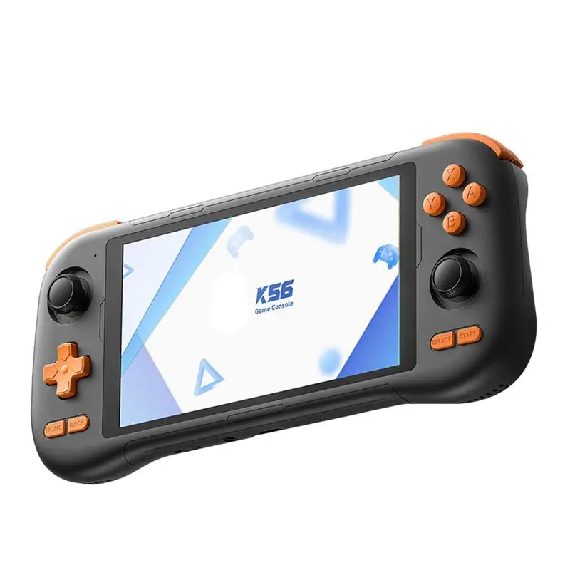 Ретро-игровая консоль ABDE-K56 с 5,5-дюймовым сенсорным экраном, Android 14, WIFI5, 50 эмуляторов для PS1/PSP/DC/SS C
Ретро-игровая консоль ABDE-K56 с 5,5-дюймовым сенсорным экраном, Android 14, WIFI5, 50 эмуляторов для PS1/PSP/DC/SS C