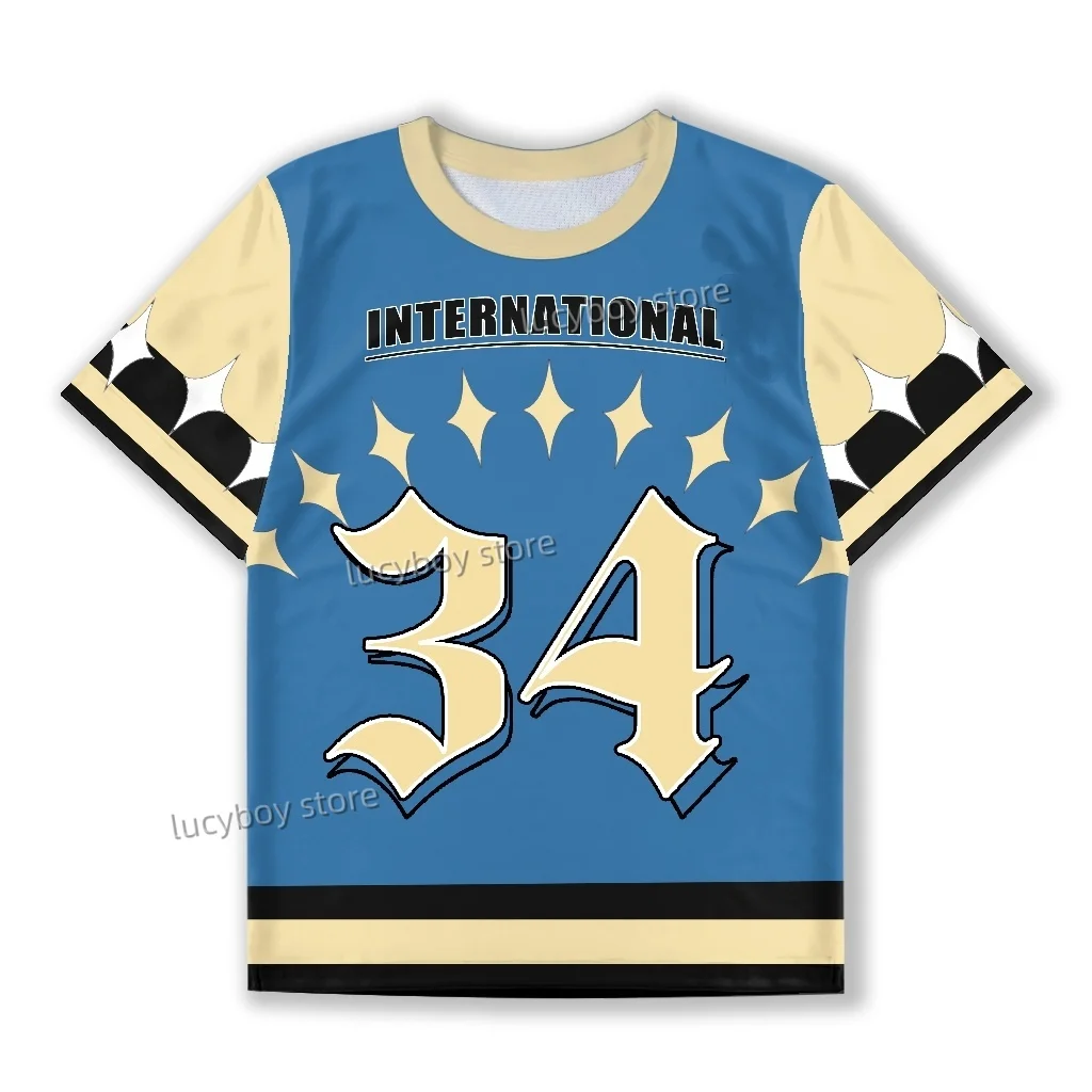 Men Color Block International No. 34 T-Shirt O-Neck Short Sleeves Lightweight Jersey T-Shirt Plus Size Daily Tees Men Clothes
Men Color Block International No. 34 T-Shirt O-Neck Short Sleeves Lightweight Jersey T-Shirt Plus Size Daily Tees Men Clothes