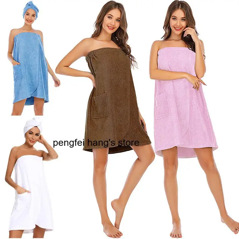 Thick Soft Women Bath Robe 2026 Fall Winter Sexy Strapless Bath Skirt Towel Wrap Hotel Spa Bathwear for Ladies
Thick Soft Women Bath Robe 2026 Fall Winter Sexy Strapless Bath Skirt Towel Wrap Hotel Spa Bathwear for Ladies