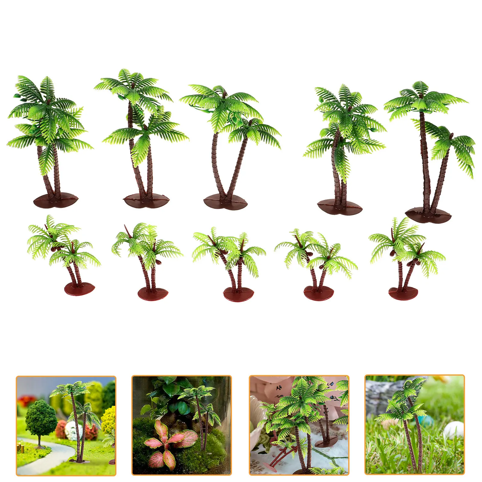 10Pcs Miniature Coconuts Tree Landscape Palm Tree Simulation Artificial Micro Plant Ornament Sand Table DIY Decoration
10Pcs Miniature Coconuts Tree Landscape Palm Tree Simulation Artificial Micro Plant Ornament Sand Table DIY Decoration