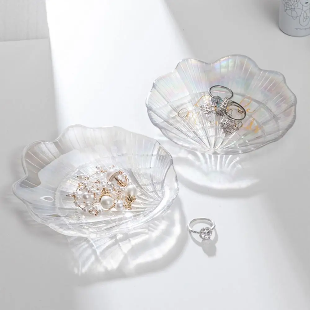 Glass Jewelry Display Plate Shell Shape Nordic Style Ornament Storage Plate Jewelry Organizer Necklace Holder Women
Glass Jewelry Display Plate Shell Shape Nordic Style Ornament Storage Plate Jewelry Organizer Necklace Holder Women