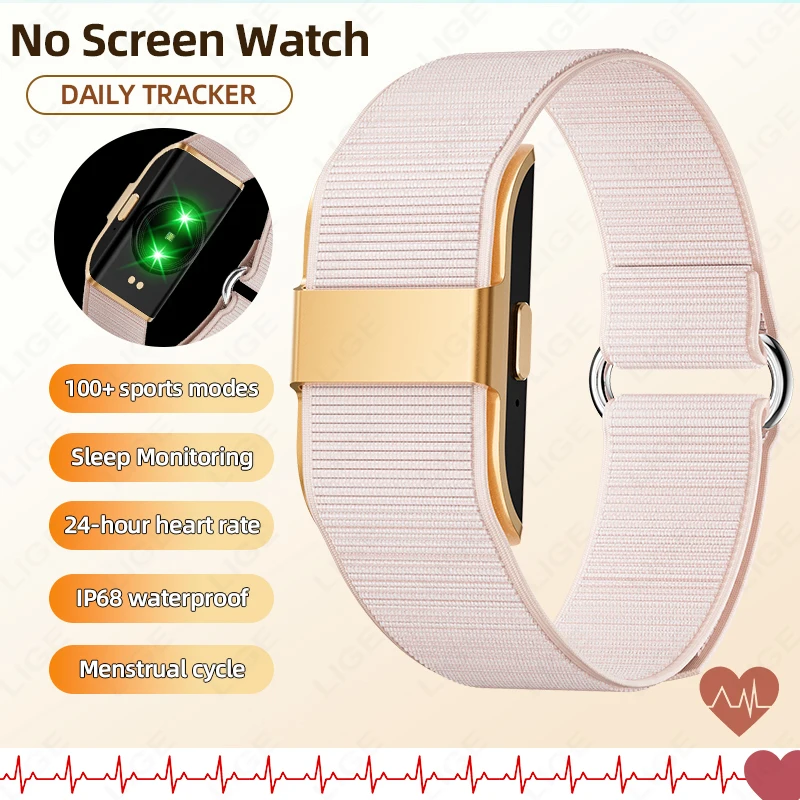LIGE No Screen Smart Bracelet Women 100+ Sports Modes Heart Rate Watches Blood Oxygen Health Monitor Smart Watch For Android IOS
LIGE No Screen Smart Bracelet Women 100+ Sports Modes Heart Rate Watches Blood Oxygen Health Monitor Smart Watch For Android IOS
