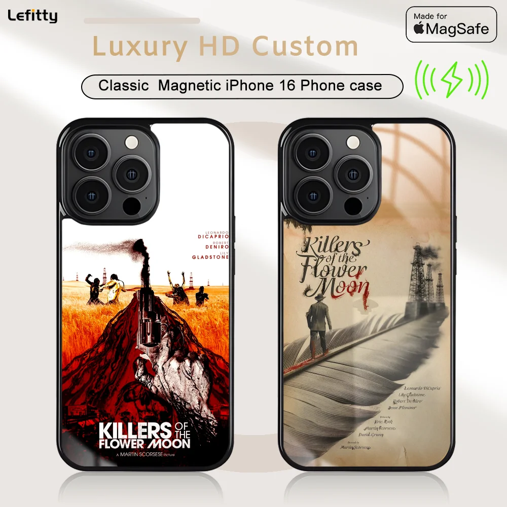 Killers of the Flower Moon Phone Case For iPhone 16 15 14 13 12 11 Pro Max Plus Mini Magnetic Magsafe Wireless Charging Cover
Killers of the Flower Moon Phone Case For iPhone 16 15 14 13 12 11 Pro Max Plus Mini Magnetic Magsafe Wireless Charging Cover