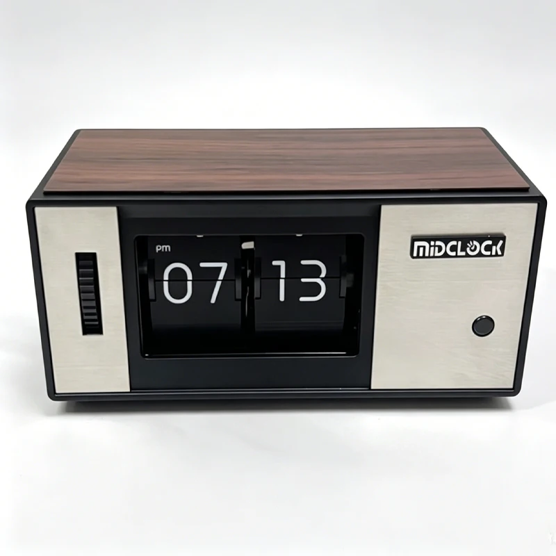 Flip Clock with LED Night Light, Vintage Box Mechanical Page Turning Desk Clock, Desktop Table Clock for Home Bedroom Decor
Flip Clock with LED Night Light, Vintage Box Mechanical Page Turning Desk Clock, Desktop Table Clock for Home Bedroom Decor