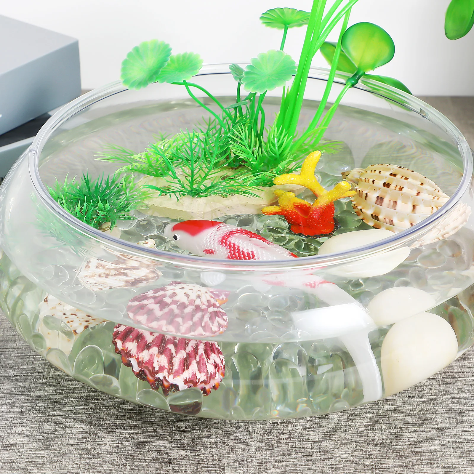 400 Pcs Robust Clear Flat Glass Beads For Aquarium Vase Filler Crafts Decorative Pebbles Bulk Supply
400 Pcs Robust Clear Flat Glass Beads For Aquarium Vase Filler Crafts Decorative Pebbles Bulk Supply