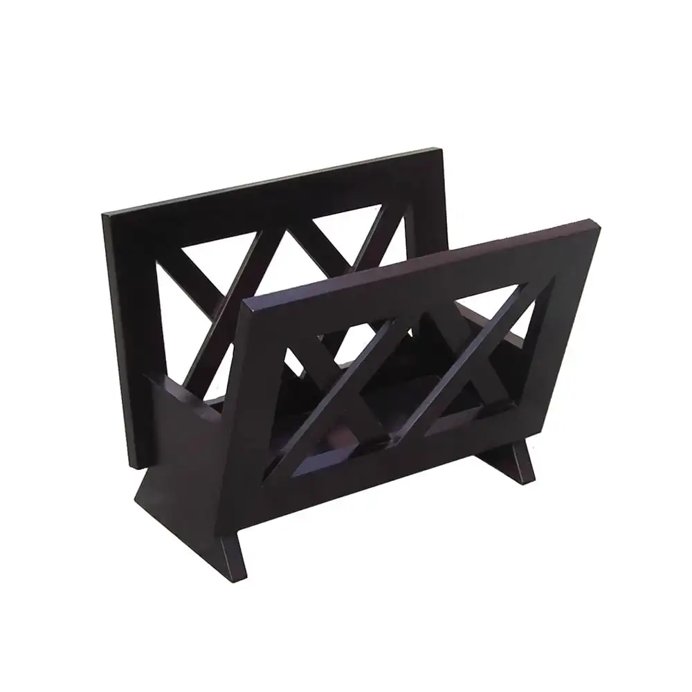 Contemporary Mahogany Solid Wood Magazine Rack 15.75 in L x 10.25 in W x 11.25 in H
Contemporary Mahogany Solid Wood Magazine Rack 15.75 in L x 10.25 in W x 11.25 in H