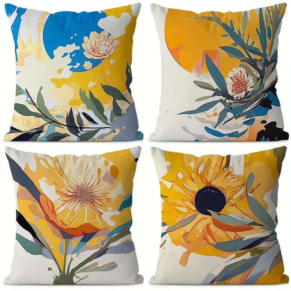 Floral oil painting style double-sided Printed pillow cover Short plush Suitable living rooms bedrooms sofas throw cushion cover
Floral oil painting style double-sided Printed pillow cover Short plush Suitable living rooms bedrooms sofas throw cushion cover