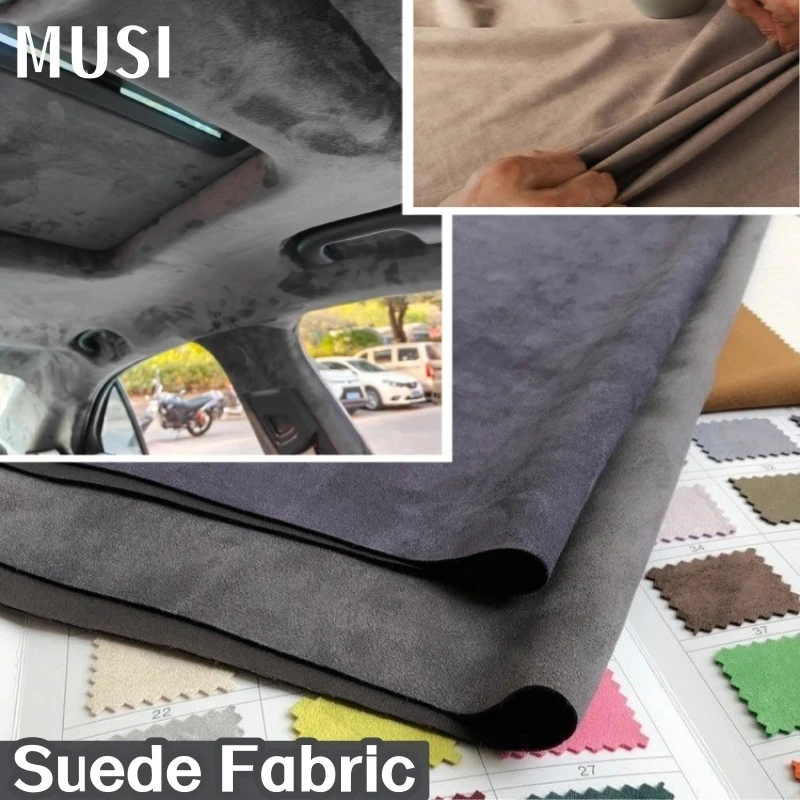 Elastic Suede Upholstery Fabric, Soft Suede Wrap Cloth for Car Roof Headliner, A/B Pillars, Auto Interior Trim & Renovation DIY
Elastic Suede Upholstery Fabric, Soft Suede Wrap Cloth for Car Roof Headliner, A/B Pillars, Auto Interior Trim & Renovation DIY