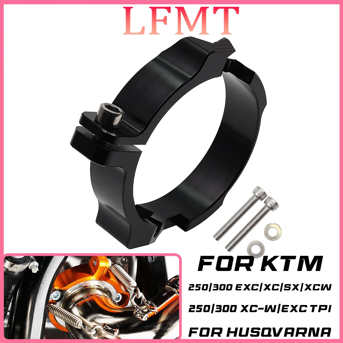 Exhaust Tip Muffler Pipe Clamp Flange Guard For Husqvarna TE TC TX GasGas KTM EXC XC SX XCW TPI Six Days 250 300 2017-2022 2023
Exhaust Tip Muffler Pipe Clamp Flange Guard For Husqvarna TE TC TX GasGas KTM EXC XC SX XCW TPI Six Days 250 300 2017-2022 2023