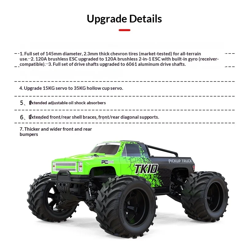 Радиоуправляемая высокоскоростная машинка PD RACING 1/10 TK10V3 EXB Monster Truck, бесщеточная, 4S, водонепроницаемая, 4WD, электрическая, подарочная игрушка
Радиоуправляемая высокоскоростная машинка PD RACING 1/10 TK10V3 EXB Monster Truck, бесщеточная, 4S, водонепроницаемая, 4WD, электрическая, подарочная игрушка