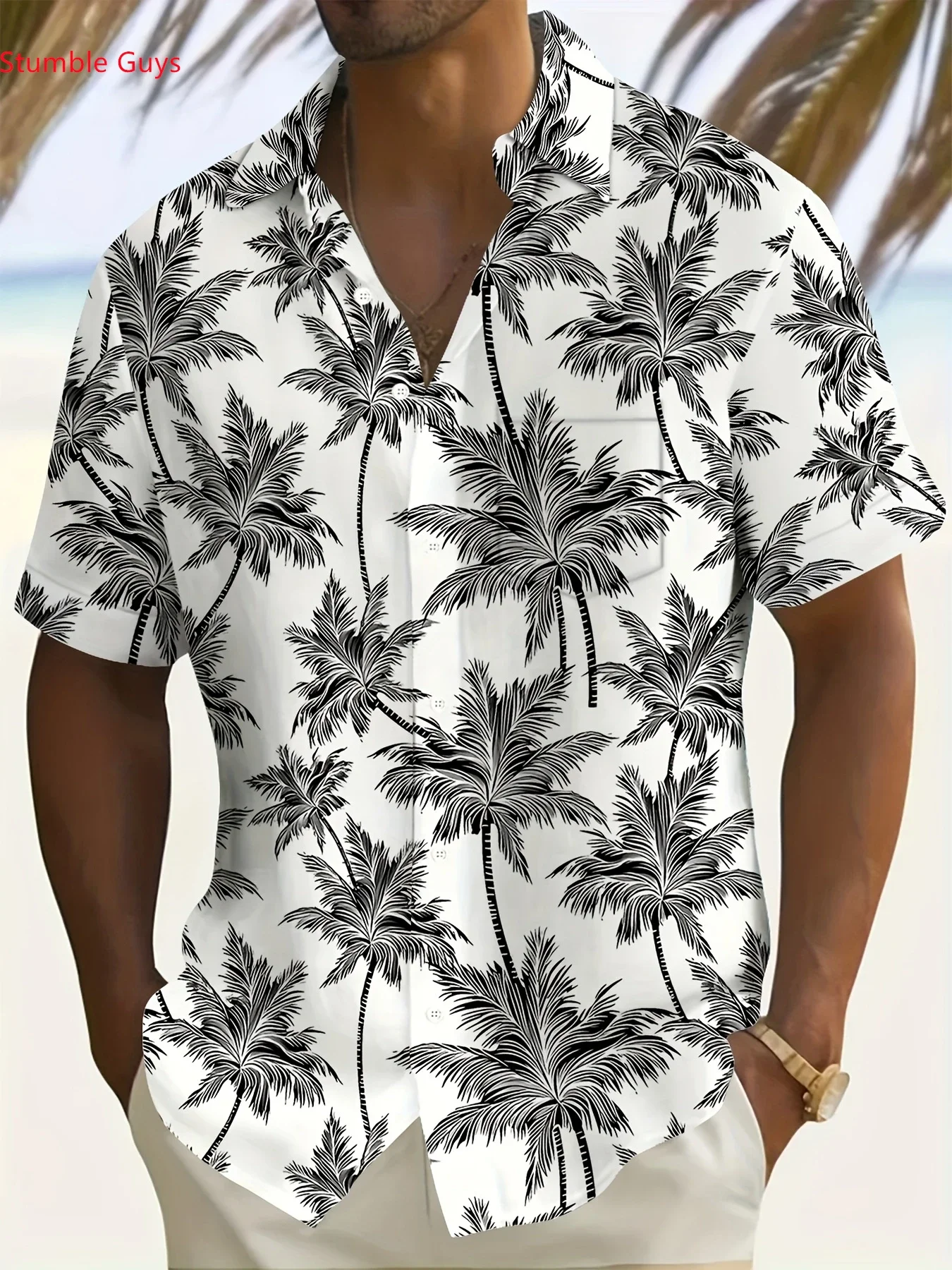 Men's High Street Casual Hawaiian Shirt Summer Man Short Sleeve Tropical Print Fashion Street Style Beach Party Tops
Men's High Street Casual Hawaiian Shirt Summer Man Short Sleeve Tropical Print Fashion Street Style Beach Party Tops