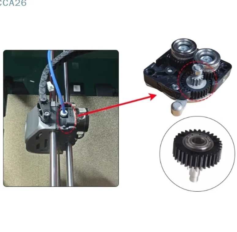 Для Creality K1 K1C K1Max 3D-принтер, экструдер, редуктор передачи, высококачественные приводные шестерни накаливания, аксессуары
Для Creality K1 K1C K1Max 3D-принтер, экструдер, редуктор передачи, высококачественные приводные шестерни накаливания, аксессуары
