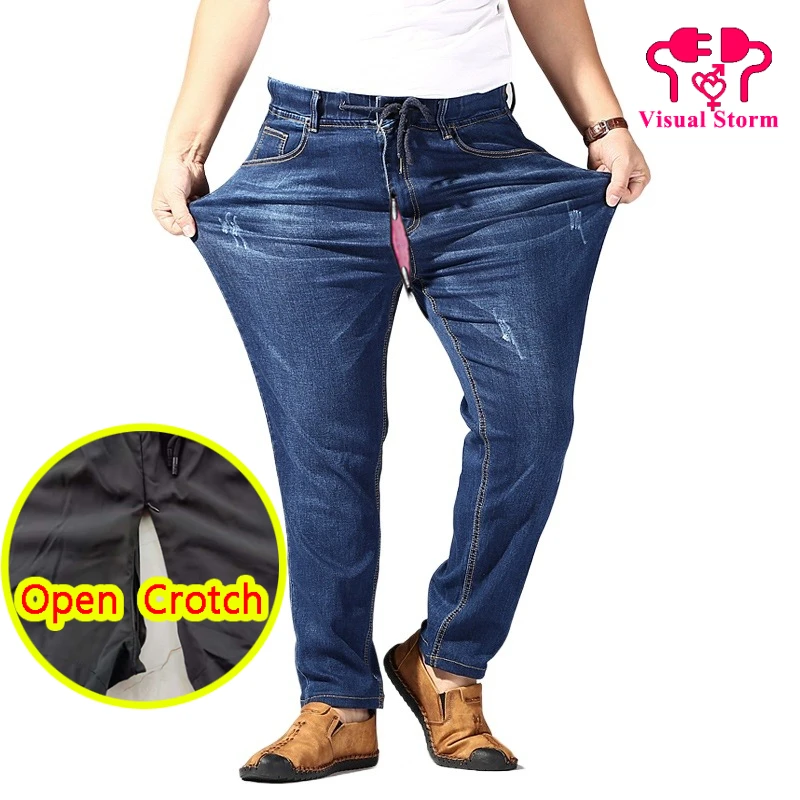 Men Open Crotch Jeans Pants Hidden Zippers Stretch Elastic Waist Crotchless Fit Comfortable Big Tall Casual Trousers Daily Wear
Men Open Crotch Jeans Pants Hidden Zippers Stretch Elastic Waist Crotchless Fit Comfortable Big Tall Casual Trousers Daily Wear