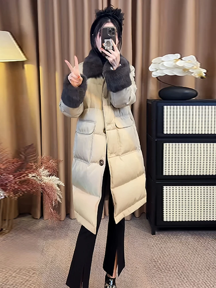 Korean Sle Warm Slimming Lightweight Long Cotton Jaet Women's Regular Warm Faionable Cotton Coat for Winter 2025
Korean Sle Warm Slimming Lightweight Long Cotton Jaet Women's Regular Warm Faionable Cotton Coat for Winter 2025