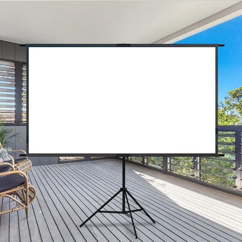 Hot selling 100 inch single triangle bracket screen high-definition home cinema folding portable indoor and outdoor universal
Hot selling 100 inch single triangle bracket screen high-definition home cinema folding portable indoor and outdoor universal