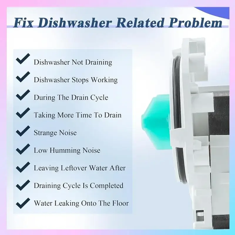ABRG-A00126401 Dishwasher Drain Pump Motor 154736201 PS8689824 Dishwasher Accessories
ABRG-A00126401 Dishwasher Drain Pump Motor 154736201 PS8689824 Dishwasher Accessories