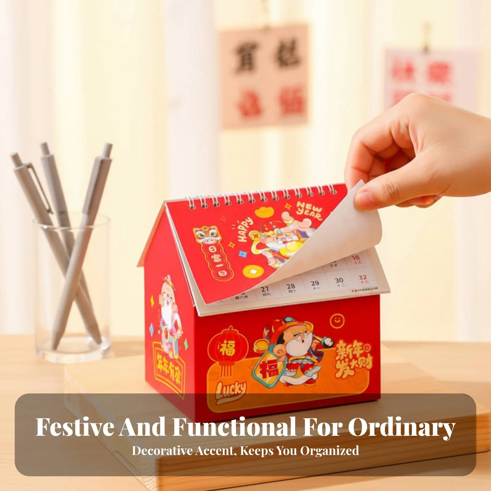 Настольный календарь на Год Лошади, креативный мультяшный органайзер, ежемесячный планировщик на Новый год, офисный органайзер для хранения
Настольный календарь на Год Лошади, креативный мультяшный органайзер, ежемесячный планировщик на Новый год, офисный органайзер для хранения