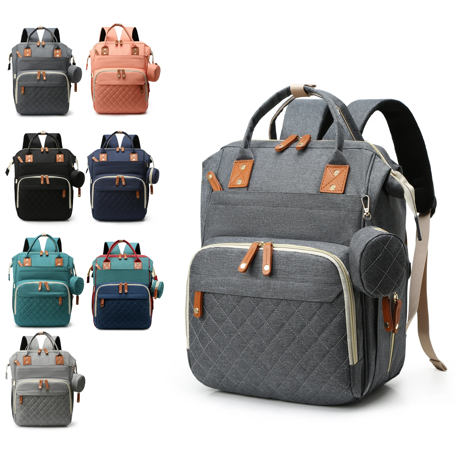 Diaper Bag Backpack, Nappy Changing Bags Multifunction Travel Back Pack with Stroller Straps & Pacifier Case, Unisex andStylish
Diaper Bag Backpack, Nappy Changing Bags Multifunction Travel Back Pack with Stroller Straps & Pacifier Case, Unisex andStylish