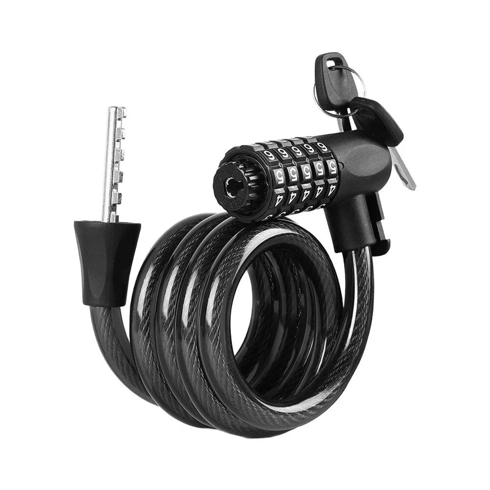 Bike Cable Lock 5 Digit Resettable Combination Lock Security Lock For Road Bike E-Bike Mountain Road Bicycle Cycling Equipment
Bike Cable Lock 5 Digit Resettable Combination Lock Security Lock For Road Bike E-Bike Mountain Road Bicycle Cycling Equipment