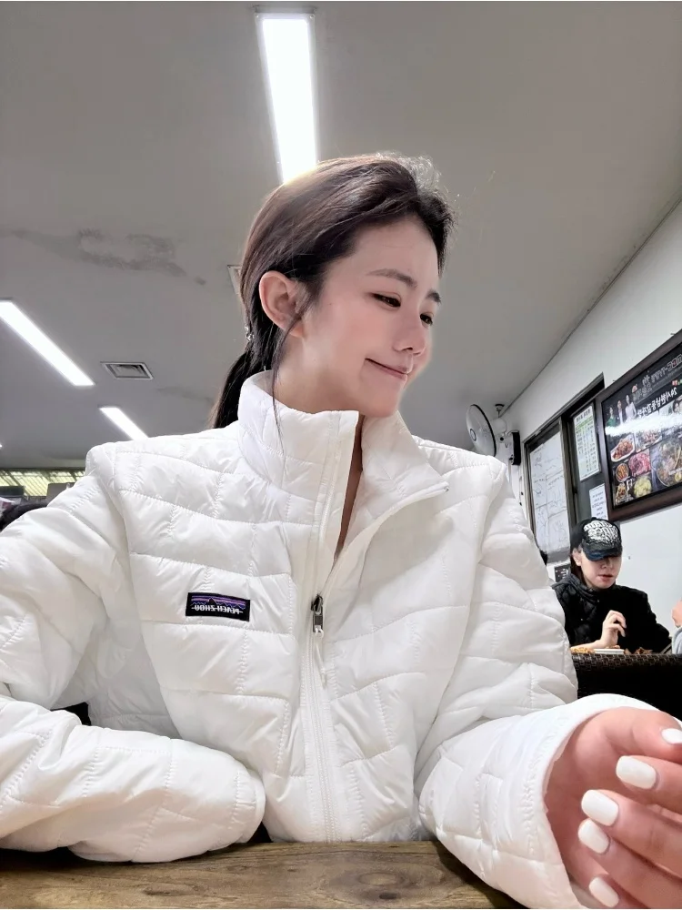 PEACHZHOU Casual Loose Stand Collar Zipper Cotton Jaet Women's Fill Cotton Outerwear Thermal Bata Peak Embroidery
PEACHZHOU Casual Loose Stand Collar Zipper Cotton Jaet Women's Fill Cotton Outerwear Thermal Bata Peak Embroidery