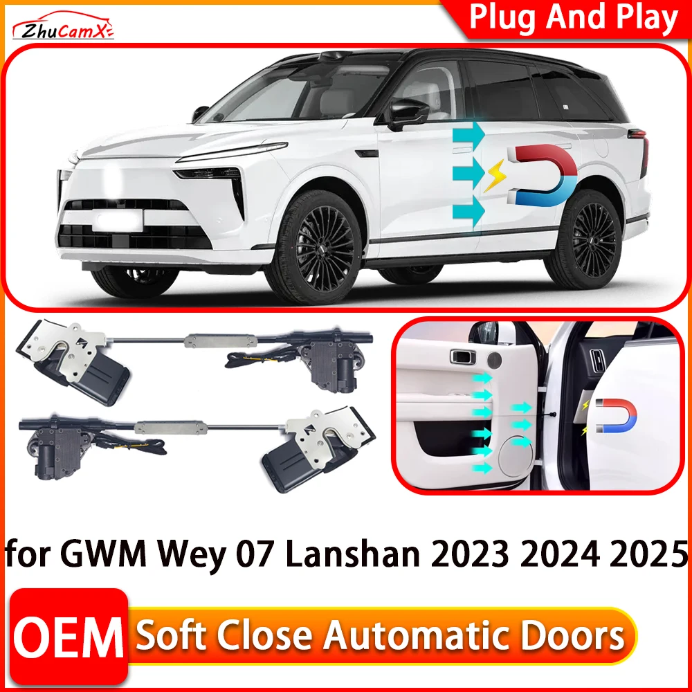 for GWM Wey 07 Lanshan 2023 2024 2025 Car Automatic Electric Soft Close Door Closer Power Closing Door Comfort Closing System
for GWM Wey 07 Lanshan 2023 2024 2025 Car Automatic Electric Soft Close Door Closer Power Closing Door Comfort Closing System