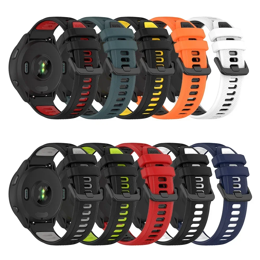 18mm 20mm 22mm Silicone Strap For Garmin Forerunner 265 265S 255 255S Venu Vivoactive 5 Smart Watch Band For Huawei/Amazfit
18mm 20mm 22mm Silicone Strap For Garmin Forerunner 265 265S 255 255S Venu Vivoactive 5 Smart Watch Band For Huawei/Amazfit