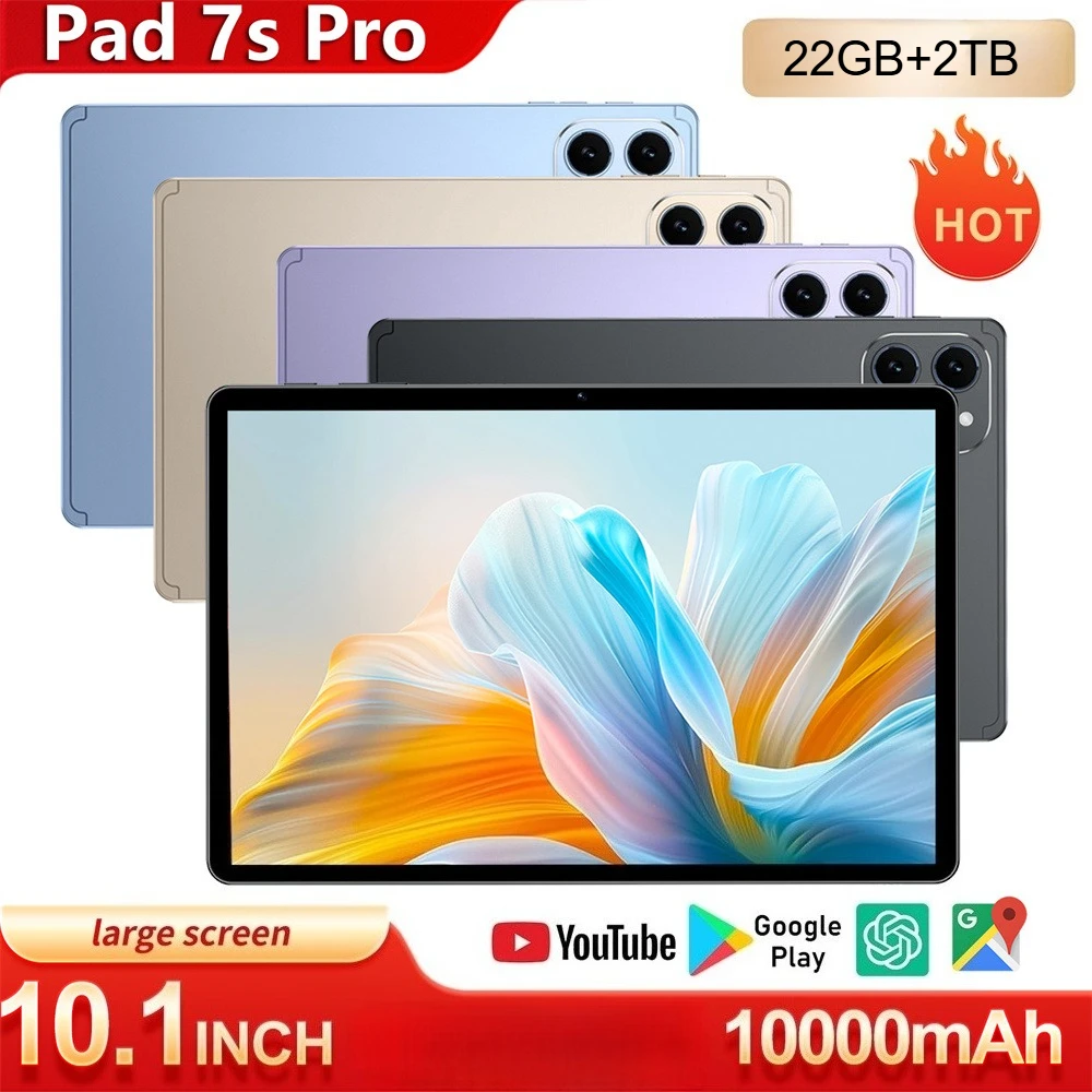 HOT New Pad 7s Pro Android Original 10000mAh Tablet Global Version 5G Dual Card Tablets PC WIFI 10.1 inch For kids Gifts Tab
HOT New Pad 7s Pro Android Original 10000mAh Tablet Global Version 5G Dual Card Tablets PC WIFI 10.1 inch For kids Gifts Tab