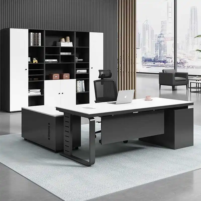 Luxury Modern Home Office Furniture President's Bureau Minimalist Executive Workstation Modular Storage Boss CEO Manager Desk
Luxury Modern Home Office Furniture President's Bureau Minimalist Executive Workstation Modular Storage Boss CEO Manager Desk