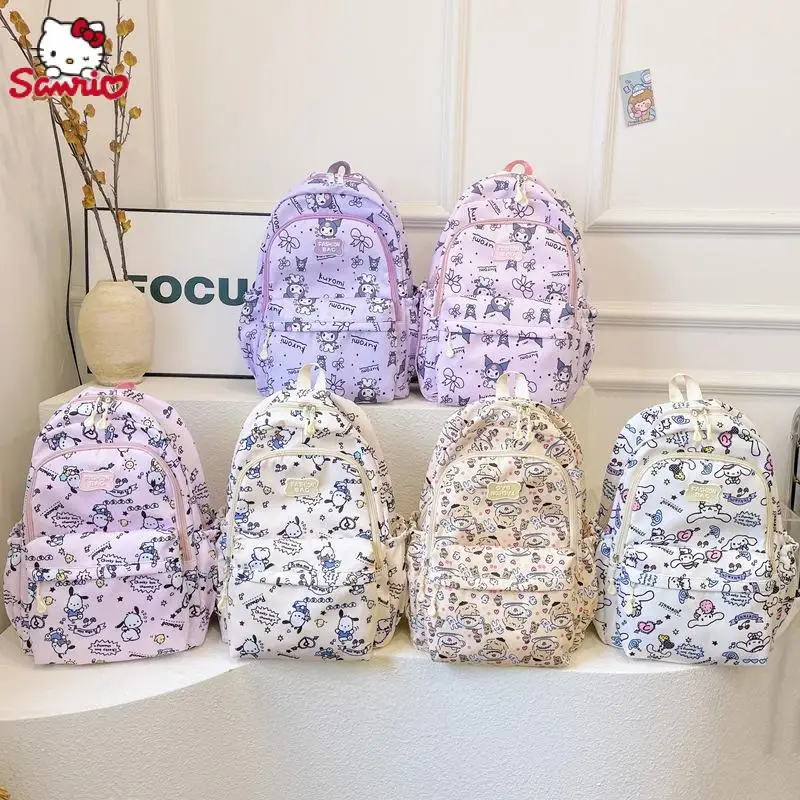 Kawaii Sanrio Anime Schoolbag Cute Cartoon Ins Lightweight Multi Pocket Multifunctional Large Capacity Backpack Gifts for Girls
Kawaii Sanrio Anime Schoolbag Cute Cartoon Ins Lightweight Multi Pocket Multifunctional Large Capacity Backpack Gifts for Girls
