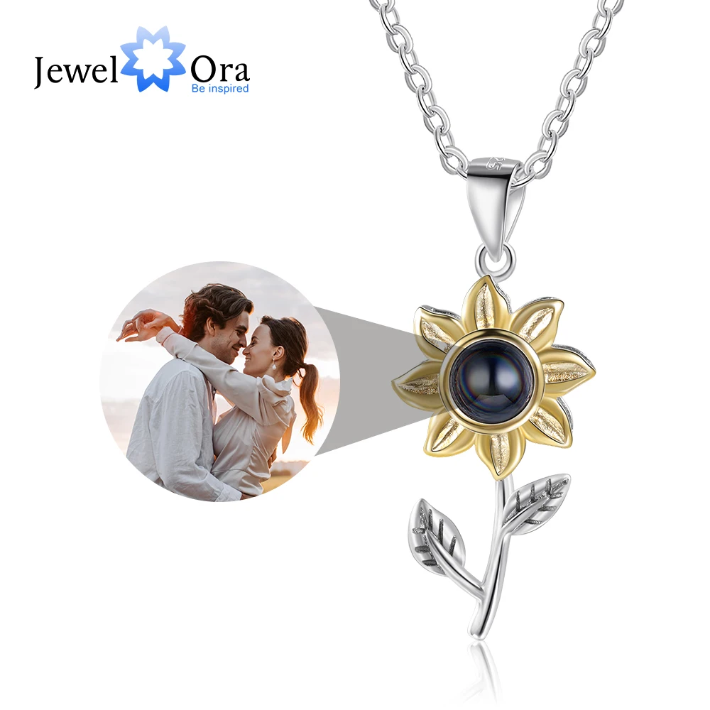 JewelOra Personalized Projection Photo Necklace Sunflower Pendants Jewelry Gifts for Women Mother Mom Grandma Keepsake Memorial
JewelOra Personalized Projection Photo Necklace Sunflower Pendants Jewelry Gifts for Women Mother Mom Grandma Keepsake Memorial