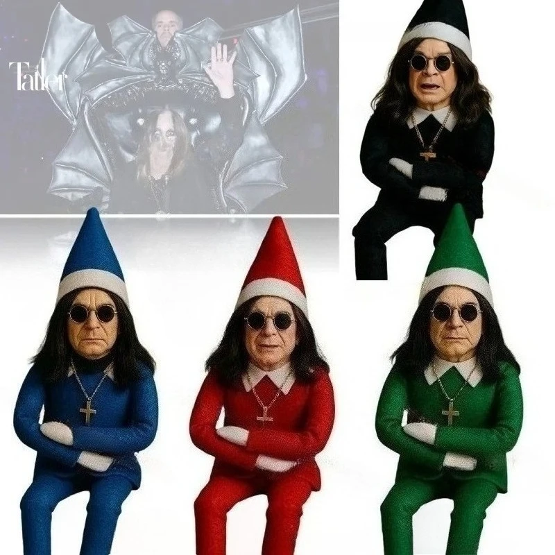 New Ozzy Christmas Elf Doll Christmas Trees Decoration Ornaments Music Godfather Classic Sitting Posture Noel Elf Plush Toys
New Ozzy Christmas Elf Doll Christmas Trees Decoration Ornaments Music Godfather Classic Sitting Posture Noel Elf Plush Toys